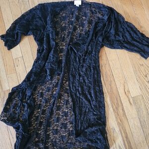LulaRoe Black lace cover up